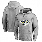 Nashville Predators Gray All Stitched Pullover Hoodie,baseball caps,new era cap wholesale,wholesale hats